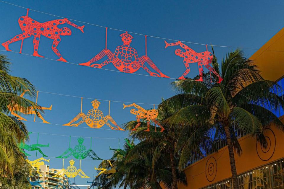 ‘Trapeze Contortionists,’ Launches Elevate Española, Elevating the City’s Historic Española Way with Aerial Installations